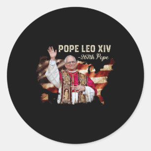 Adesivo Papa Cardeal Robert Prevost - Papa Leo Xiv America