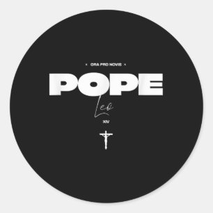 Adesivo Papa Católico Leo Xiv - Religioso Inspirado na Fé