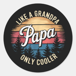 Adesivo Papá Como Vovô Apenas Pai Engraçado E Engraçado Pa