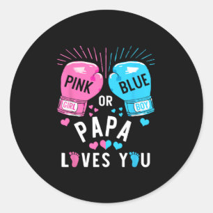Adesivo Papá Cor-De-Rosa Ou Azul Ama-Te A Ver O Gênero Rev