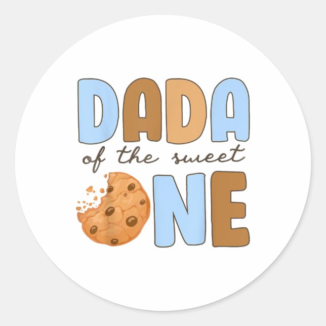 Adesivo Papá De Um Biscoito Doce E Leite De 1rua (Frente)