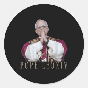 Adesivo Papa deus abençoe Leo Xiv 26º Papa
