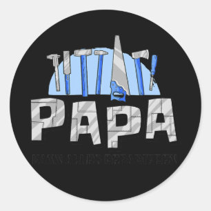 Adesivo Papa Dia de os pais Papa kann alles Repairen