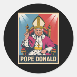 Adesivo Papa Donald Pope Trump Pope Donald Trump Político