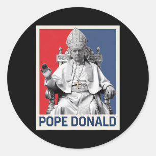 Adesivo Papa Donald Pope Trump Pope Donald Trump Político