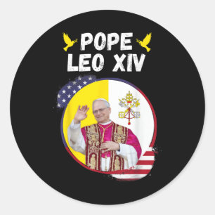 Adesivo Papa Leão Xiv, Habemus Papam, Católico