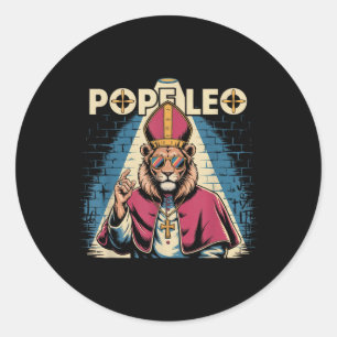 Adesivo Papa Leo Cardeal Robert Prevost Papa Leo Xiv 2025