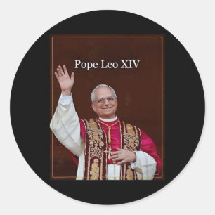 Adesivo Papa Leo Xiv