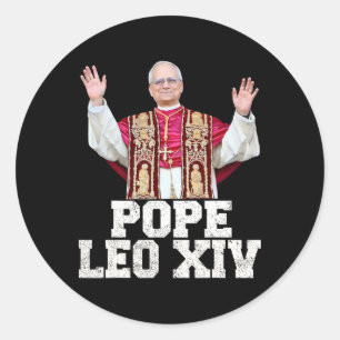 Adesivo Papa Leo Xiv 1