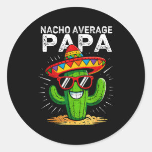 Adesivo Papa Nacho médio engraçado cinco de maio mexicanoN