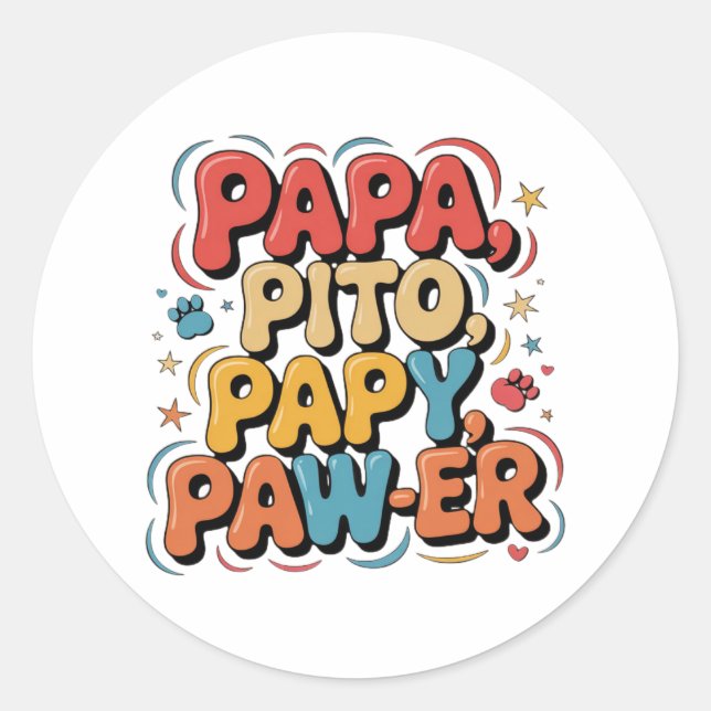 Adesivo Papa Pito Pappy Pawer (Frente)