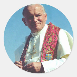 Adesivo Papa polonês João Paulo II