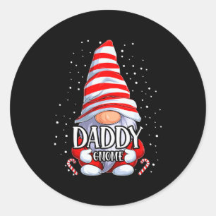 Adesivo Papai Gnome Roupas de Natal Família Combinada