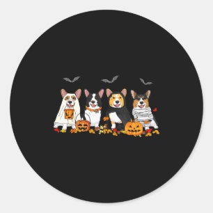 Adesivo Papai Halloween Corgi Fantasma Soky Amantes de Cor