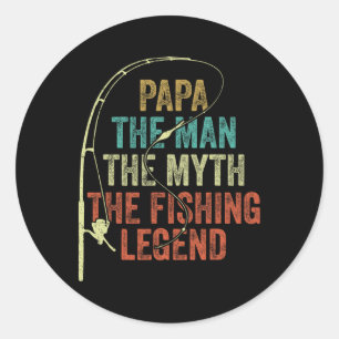 Adesivo Papai Homem O Mito A Lenda Da Pesca Byss