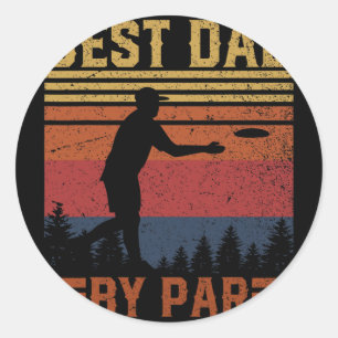 Adesivo Papai Melhor Vintage Por Par Disc Golf Pai Dia dos