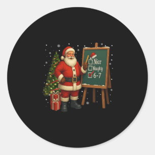 Adesivo Papai Noel 6-7 Meme Legal Travesso 67 Natal Rotina