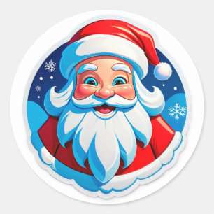 Adesivo Papai Noel Alegre