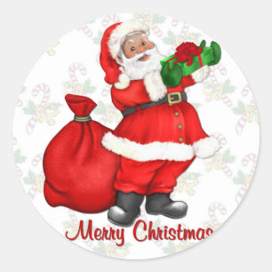 Adesivo Papai Noel alegre