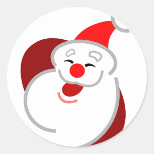 Adesivo Papai noel alegre