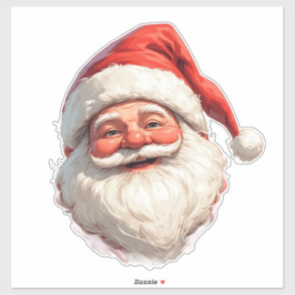 Adesivo Papai Noel Alegre Decoração de Natal para Fãs de F