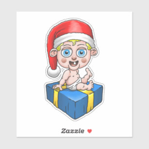 Adesivo Papai Noel Bebê