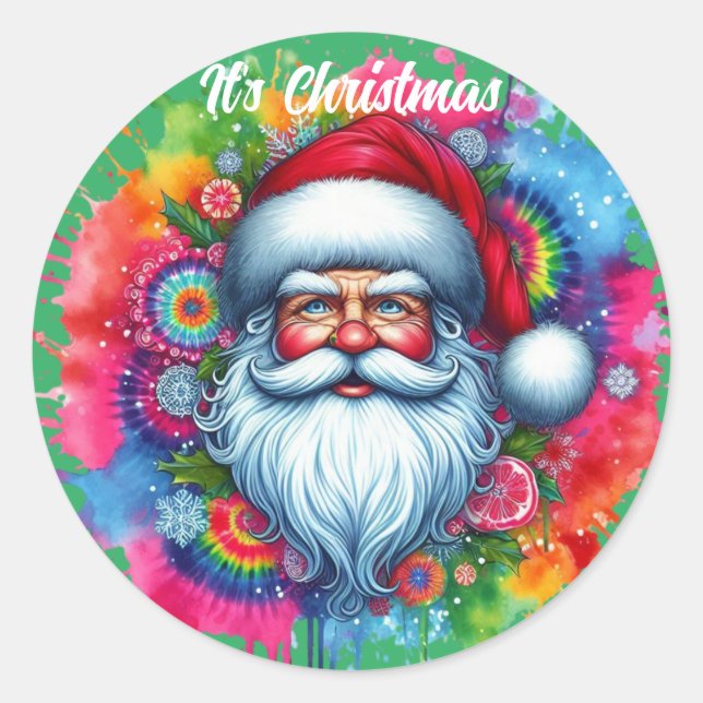 Adesivo Papai Noel Bonito de Natal4 (Frente)