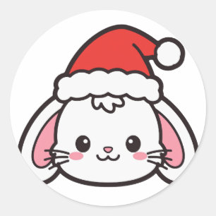 Adesivo Papai Noel Coelho de Natal