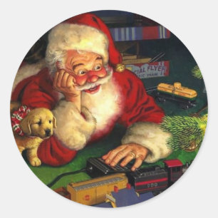 Adesivo Papai Noel com pãozinho