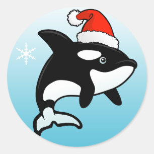 Adesivo Papai noel da orca