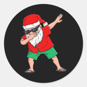 Adesivo Papai Noel Dabbing Natal Em Julho Verão Xmas Dab B