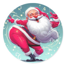 Papai Noel Dançando Engraçado Feliz Natal
