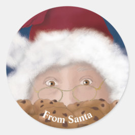 Adesivo Papai Noel de Aquarela Natal