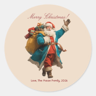 Adesivo Papai noel de Natal Personalizado Design