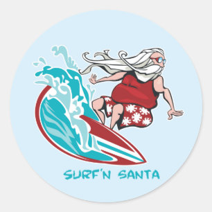 Adesivo Papai noel de Surf'n