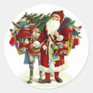 Adesivo Papai noel e asno do Victorian