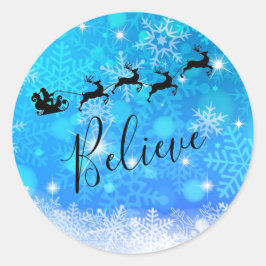 Adesivo Papai Noel e sua Rebelde Voadora - Acredite