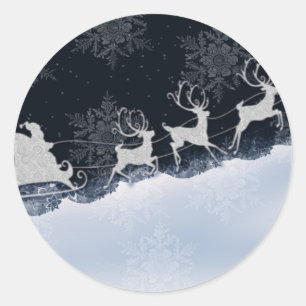 Adesivo Papai noel e sua rena