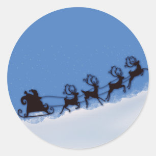 Adesivo Papai noel e sua rena