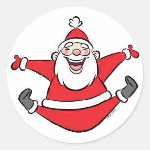 Adesivo Papai noel feliz