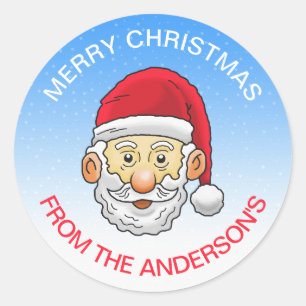 Adesivo Papai Noel feliz
