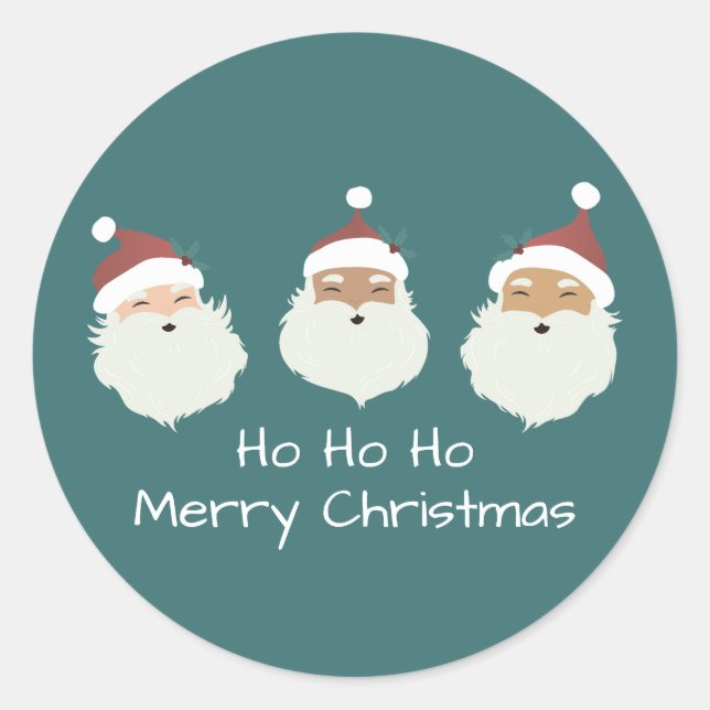 Adesivo Papai Noel Felry Natal (Frente)
