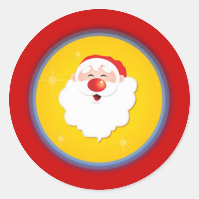 Adesivo Papai Noel Fofo (Frente)