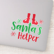 Papai noel Helper, Calçados Elf, Flocos de neve, N