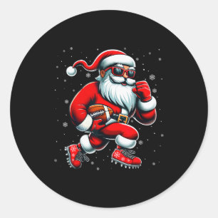 Adesivo Papai Noel Jogando Futebol Homens Meninos Futebol