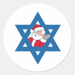ADESIVO PAPAI NOEL JUDAICO