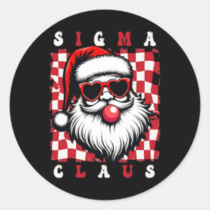 Adesivo Papai Noel Legal Rizz Feliz Rizzmas Piadas Sigma N