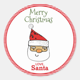 Adesivo Papai noel lunático de LoveSanta com Natal do