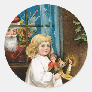 Adesivo Papai noel na janela