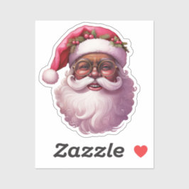 Adesivo Papai Noel Negro Acredita em Jesus Natal